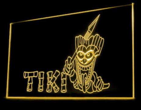 Tiki Mask Bar LED Neon Sign